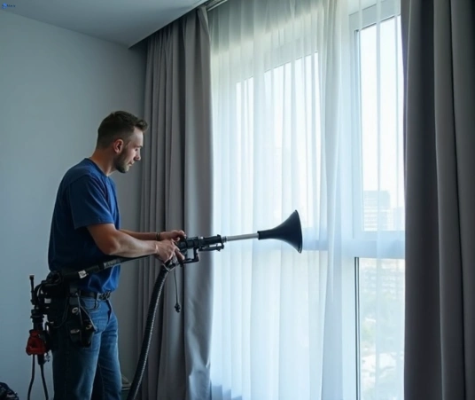 Professional curtain stain removal process equipment Matty Curtain Cleaning tempe-nsw