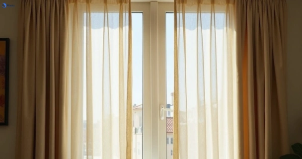 Dull dusty drapes in tempe-nsw before professional cleaning